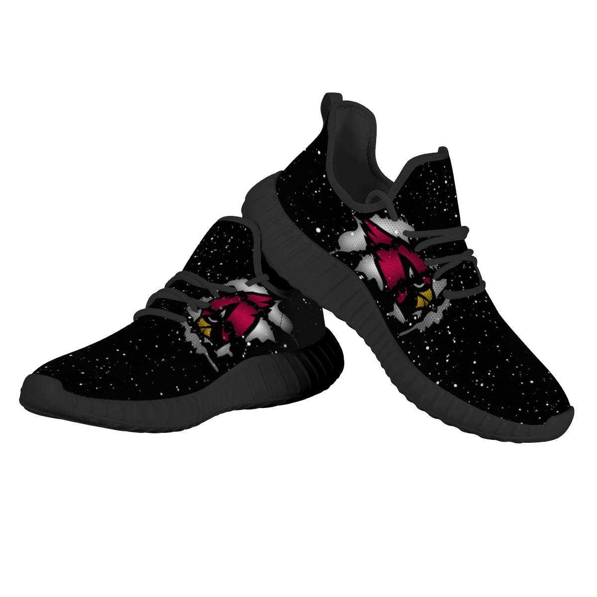 Men's Arizona Cardinals Mesh Knit Sneakers/Shoes 004